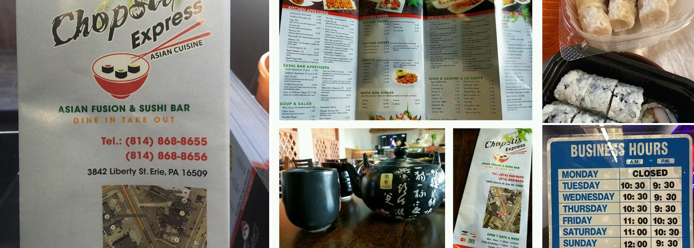 Chopstix Express Menu