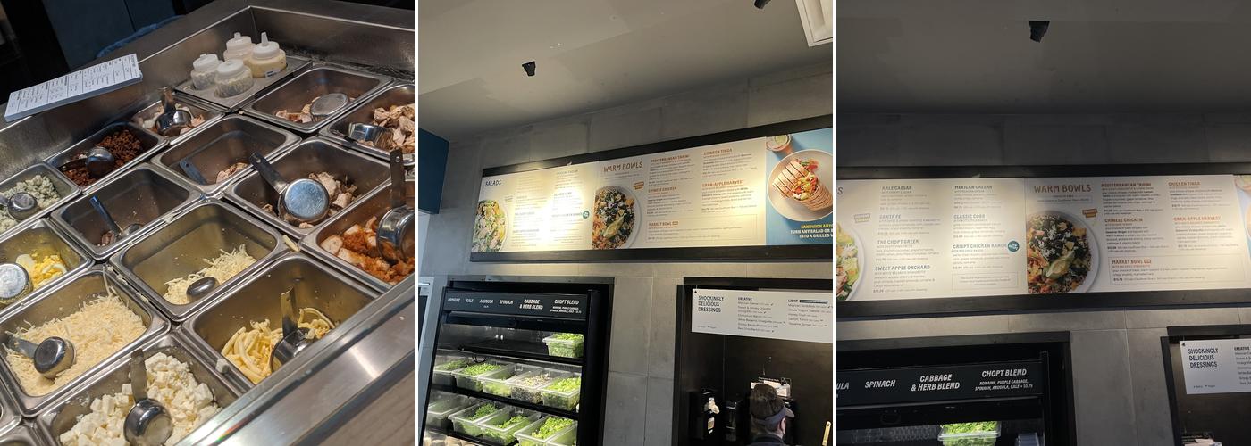 Chopt Creative Salad Co. Menu