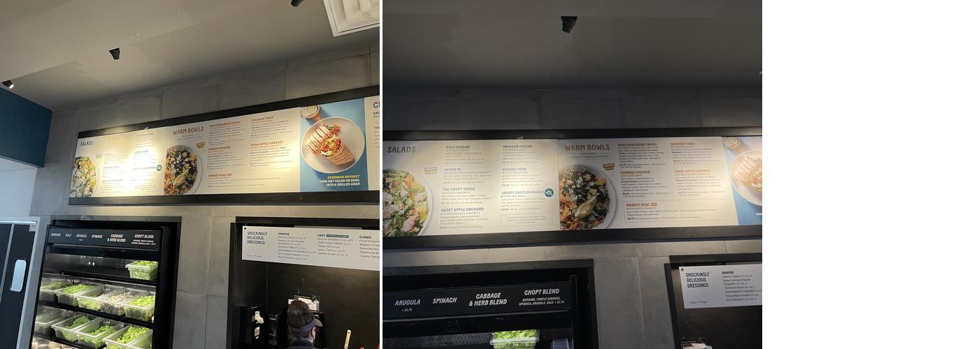 Chopt Creative Salad Co. Menu