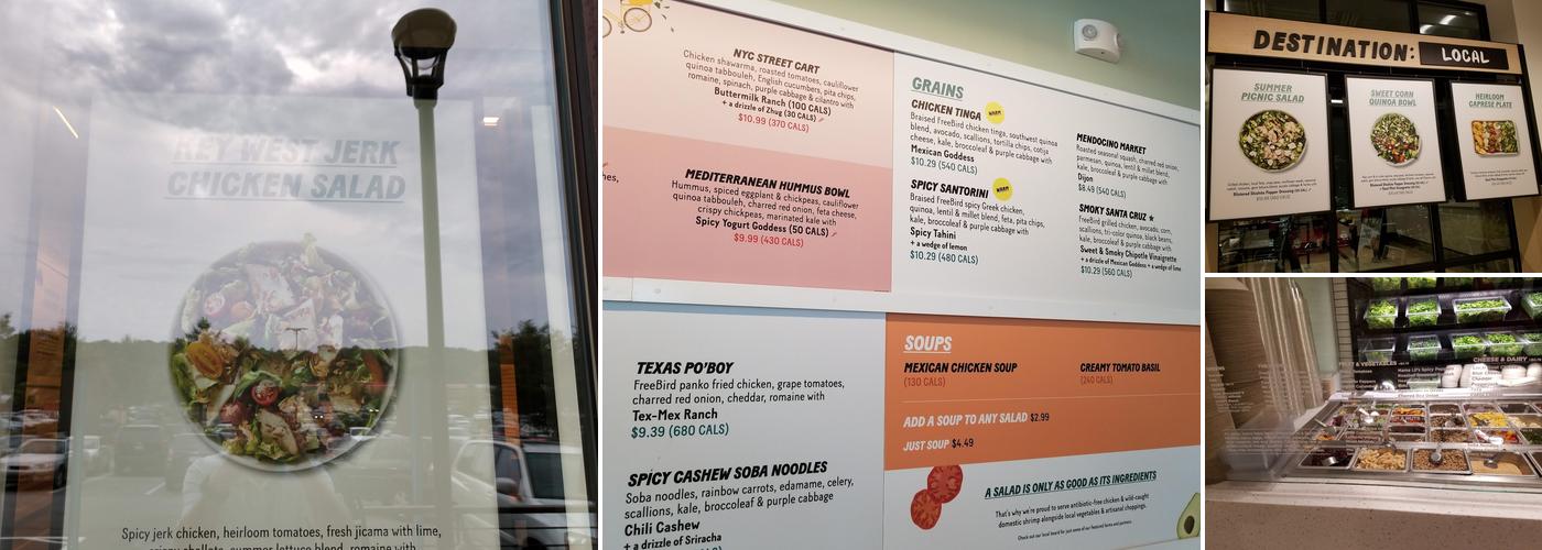 Chopt Creative Salad Co. Menu