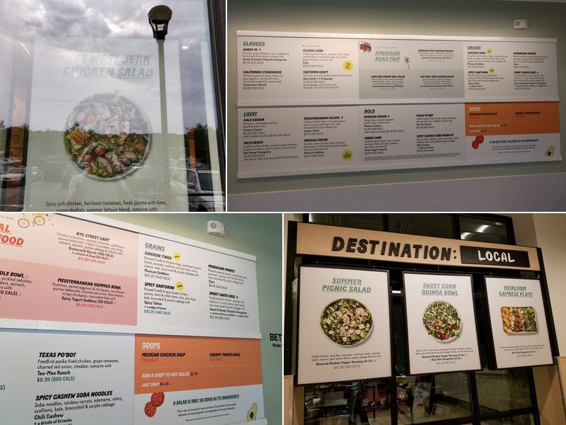 Chopt Creative Salad Co. Menu