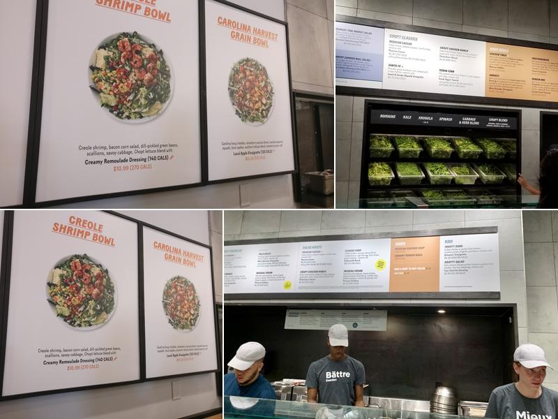 Chopt Creative Salad Co. Menu