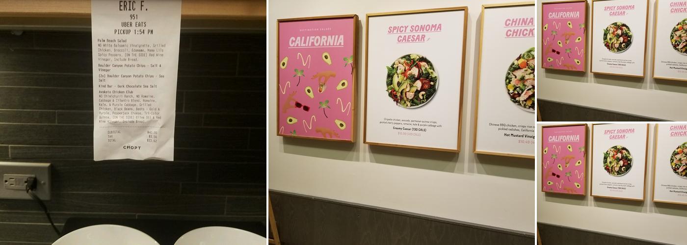 Chopt Creative Salad Co. Menu