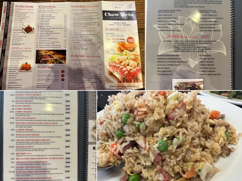 Chow Mein House Menu