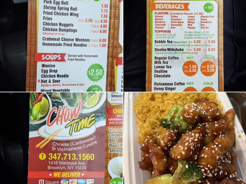 ChowTime Menu