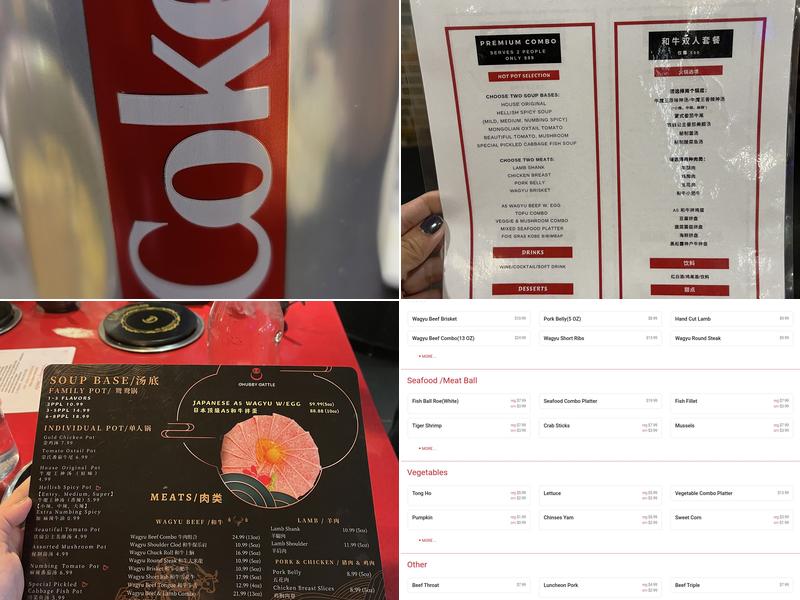 Chubby Cattle Hotpot | Las Vegas Menu