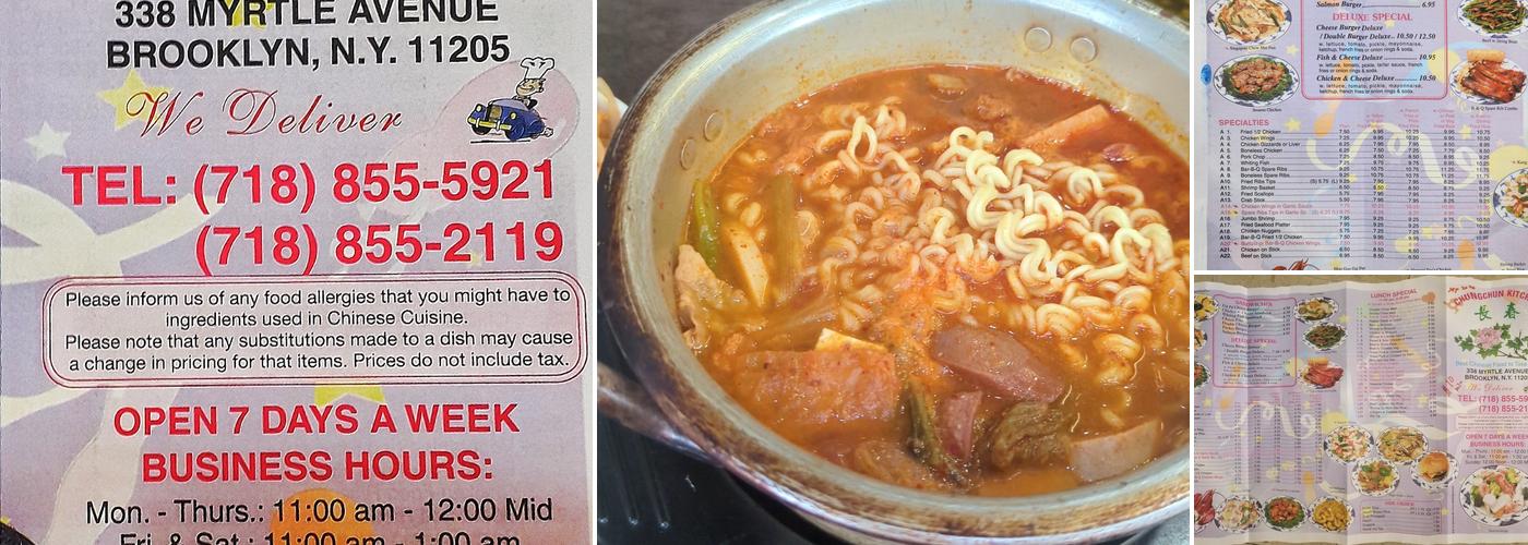 Chung Chun Kitchen Menu