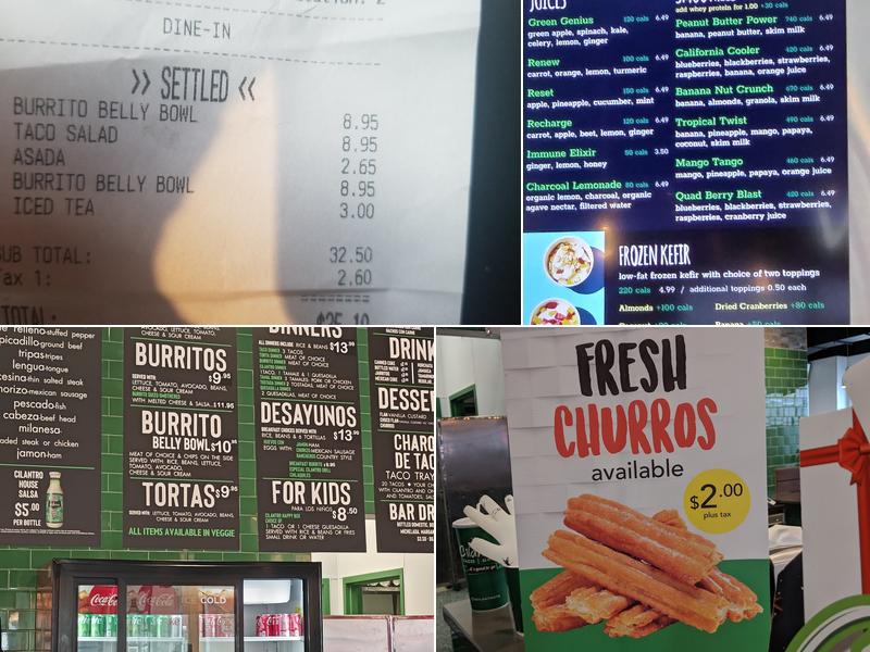 Cilantro Taco Grill - Oak Brook Menu