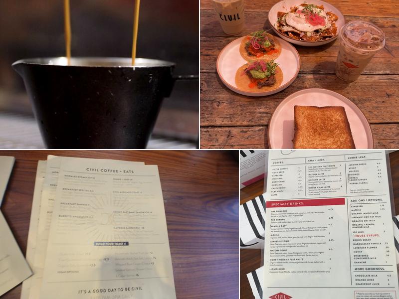 Civil Coffee Menu