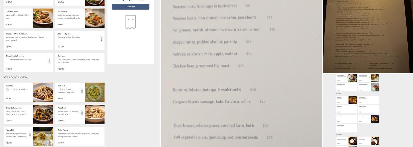 Clay Menu
