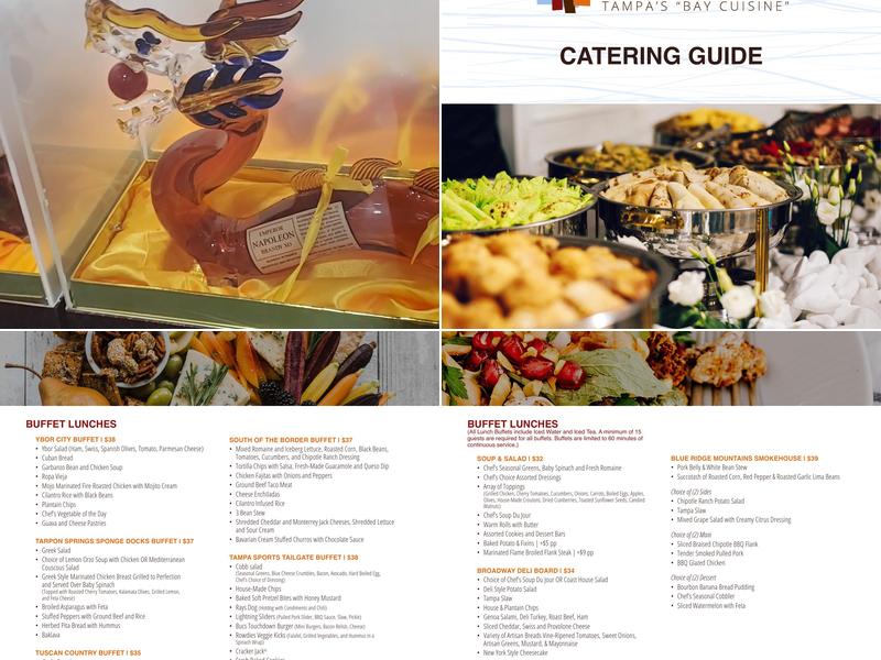 Coast Westshore Menu