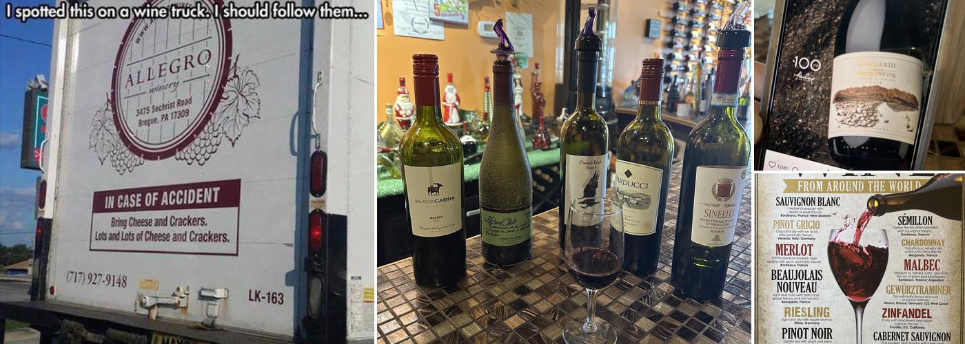 Coastal Wine Boutique and Tasting Room Menu