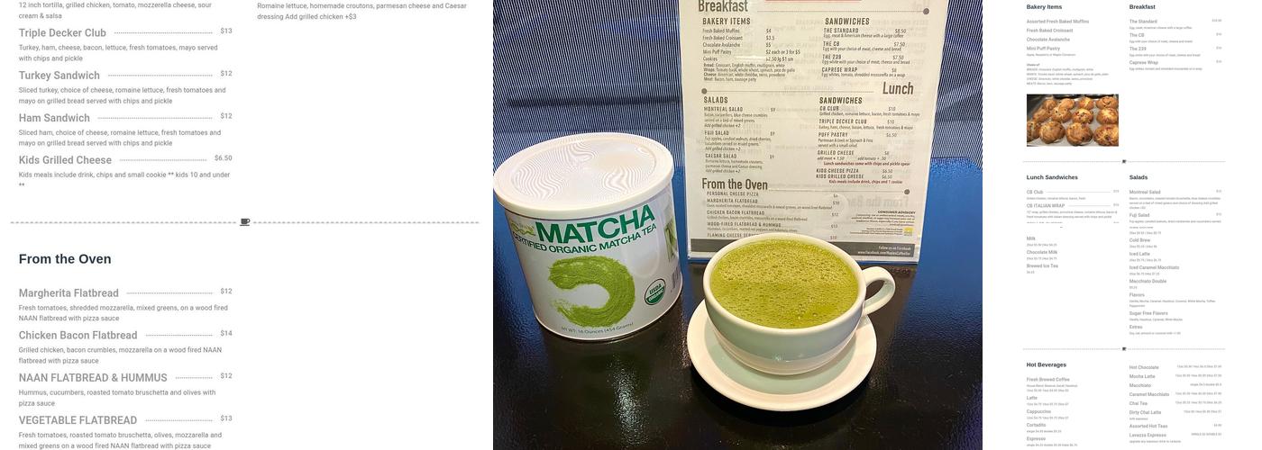Coffee Bar Menu