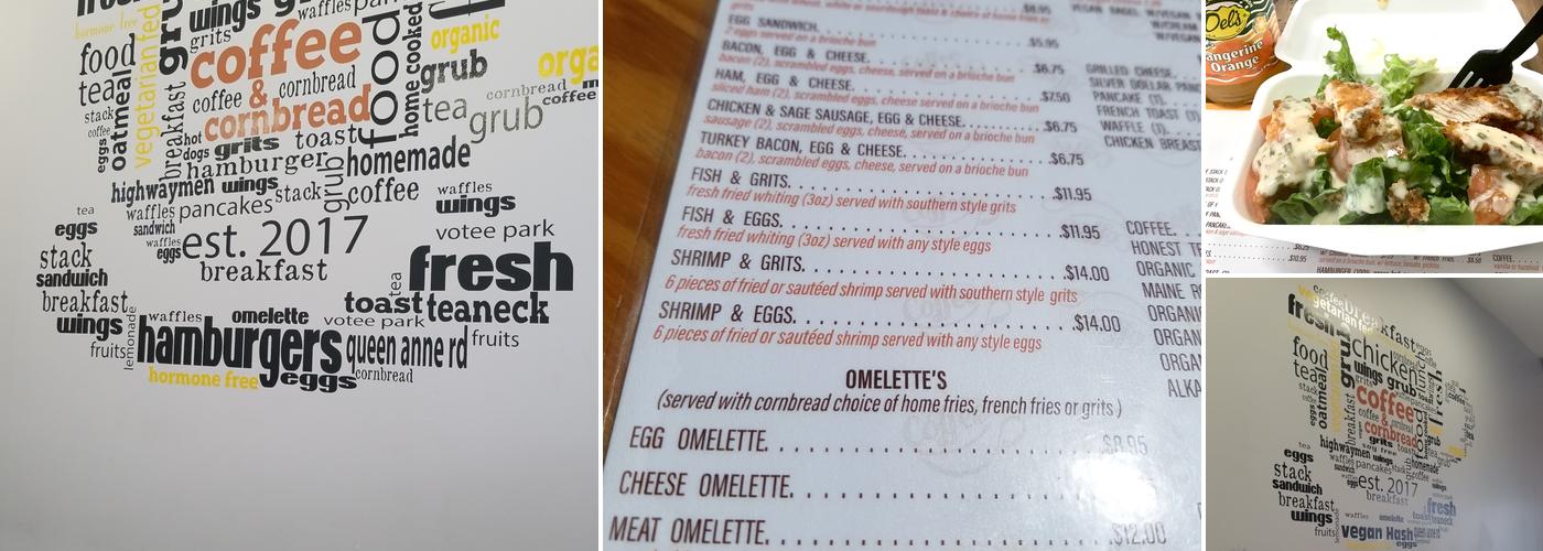 Coffee & Cornbread Co Menu