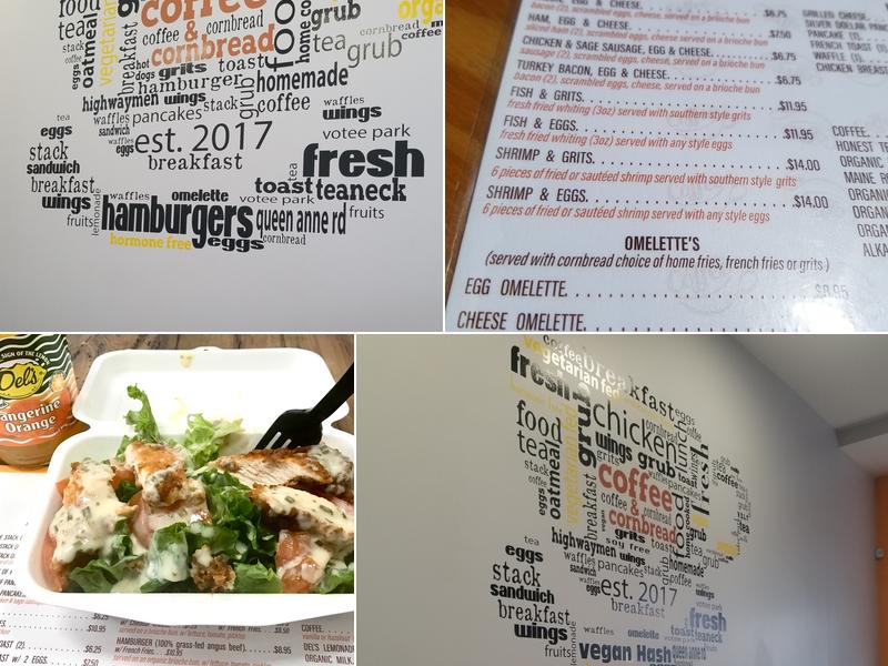 Coffee & Cornbread Co Menu