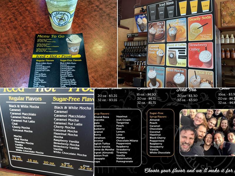 Coffee Rush Menu