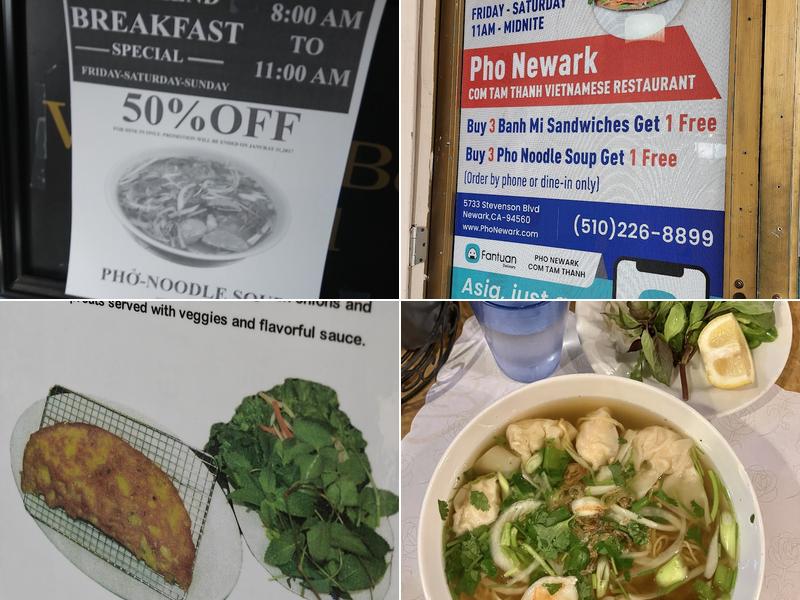 Com Tam Thanh Restaurant Menu