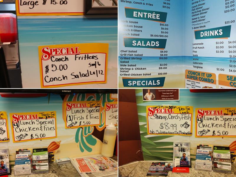 Conch It Up Soul Food Restaurant Menu