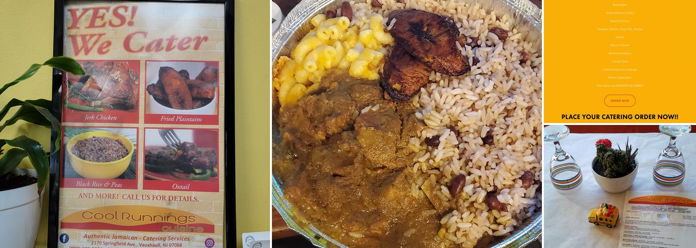 Cool Runnings Cuisine Menu