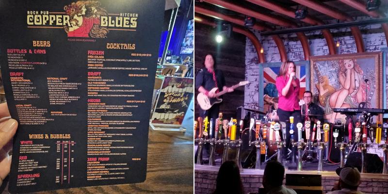 Copper Blues Rock Pub & Kitchen Menu