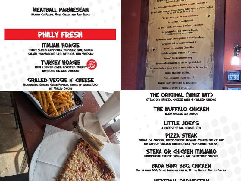 Corleone's Philly Steaks & Pizza Menu