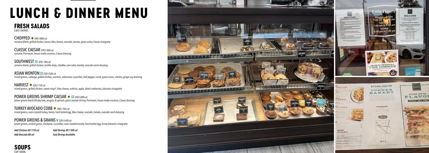 Corner Bakery Menu