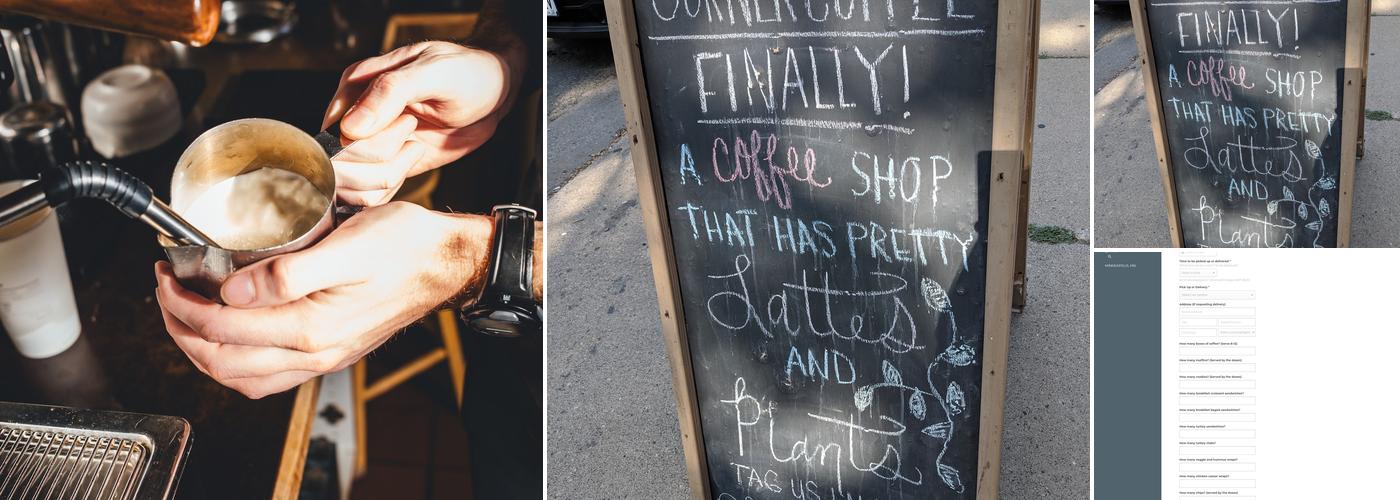 Corner Coffee Uptown Menu