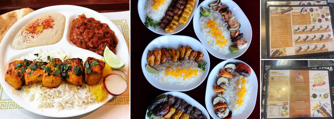 Corner Kebab Menu
