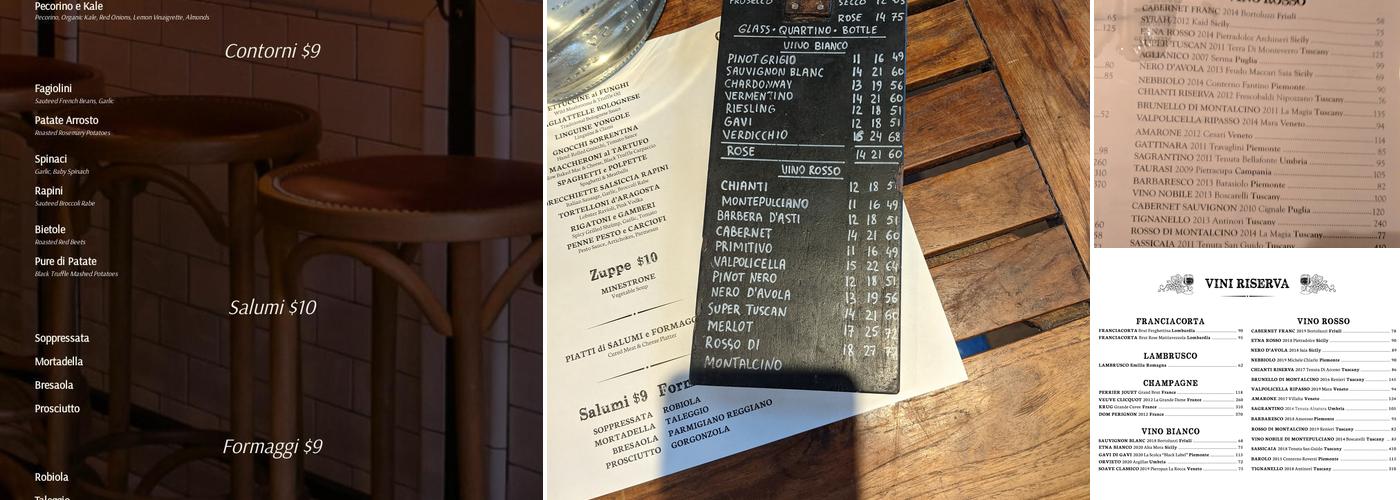 Cotenna Menu