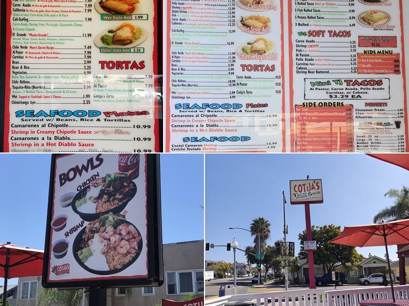 Cotijas Mex Grill Menu