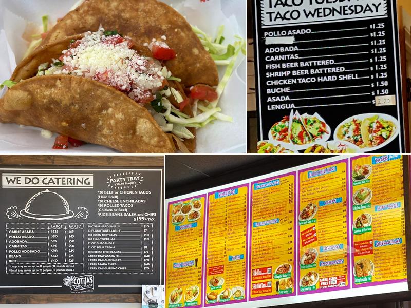 Cotija's Taco Shop Menu