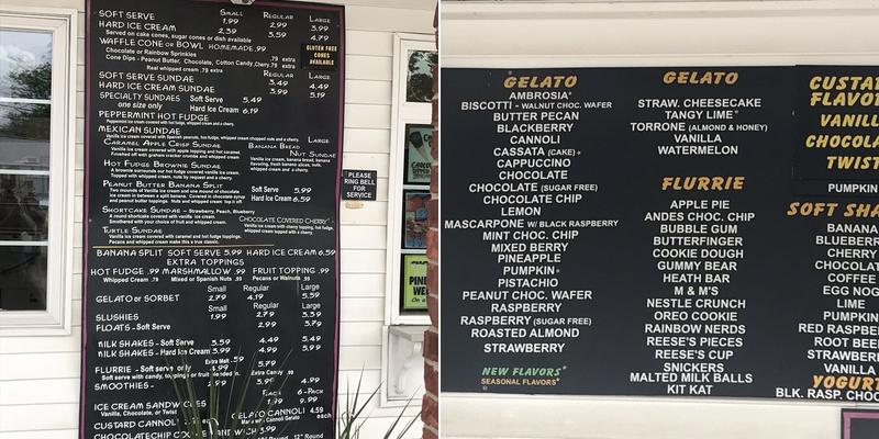 Country Peddlers Menu