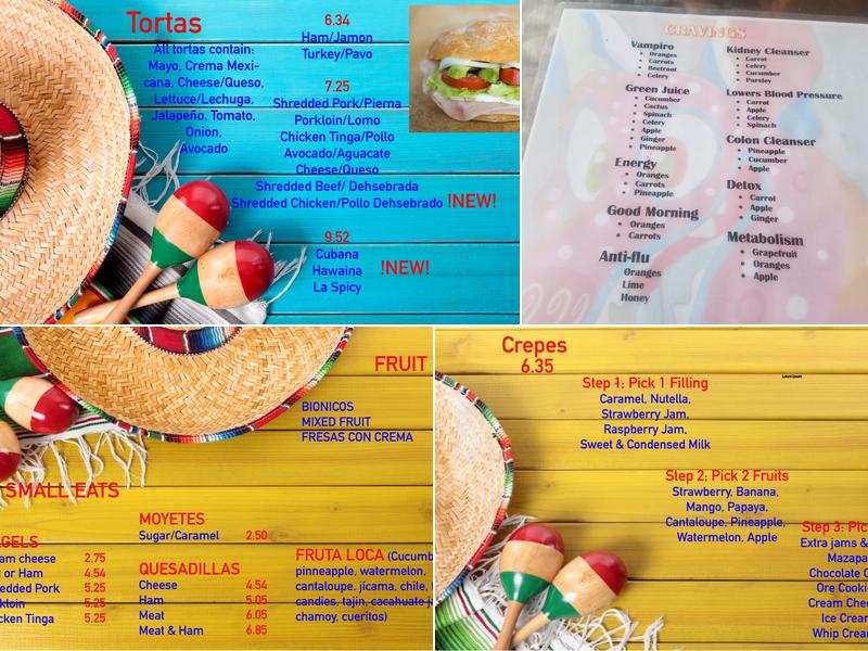 Cravings Menu