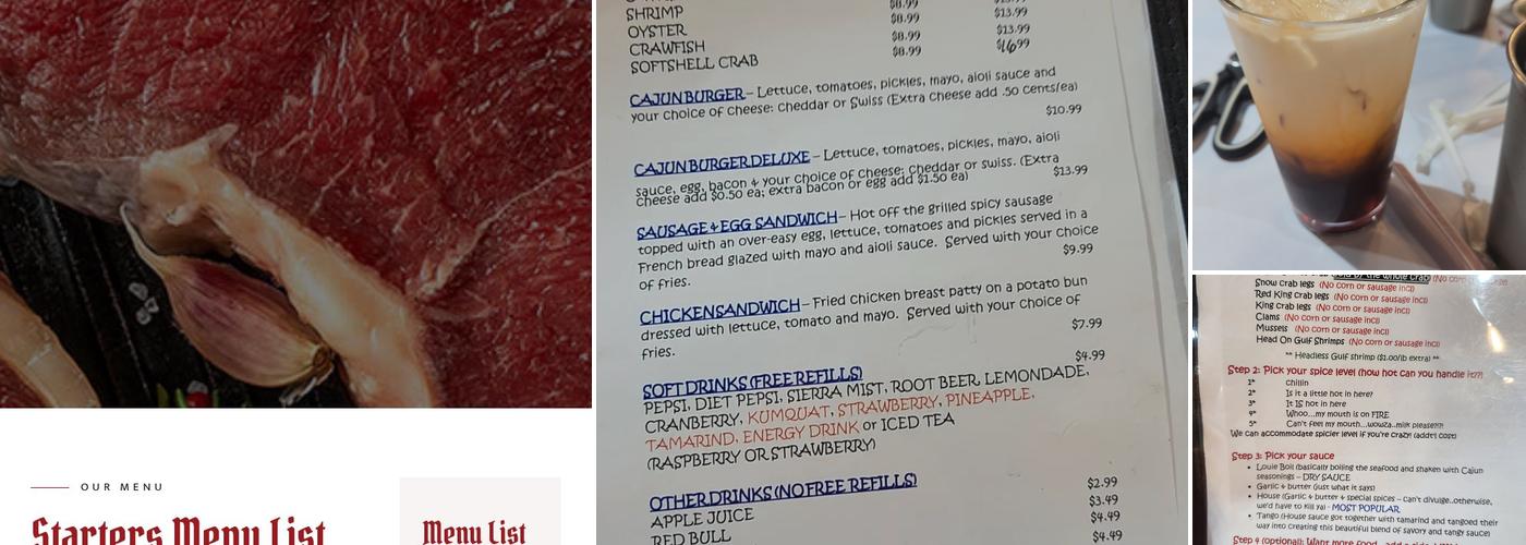 Crawfish House Menu