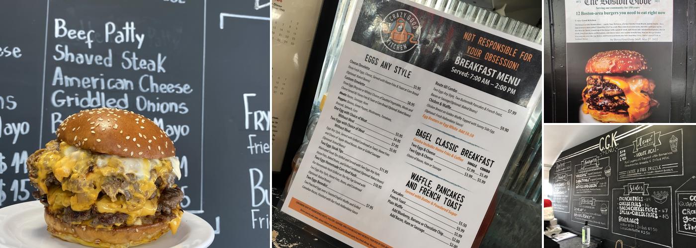 Crazy Good Kitchen Menu