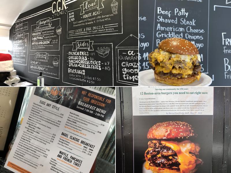 Crazy Good Kitchen Menu