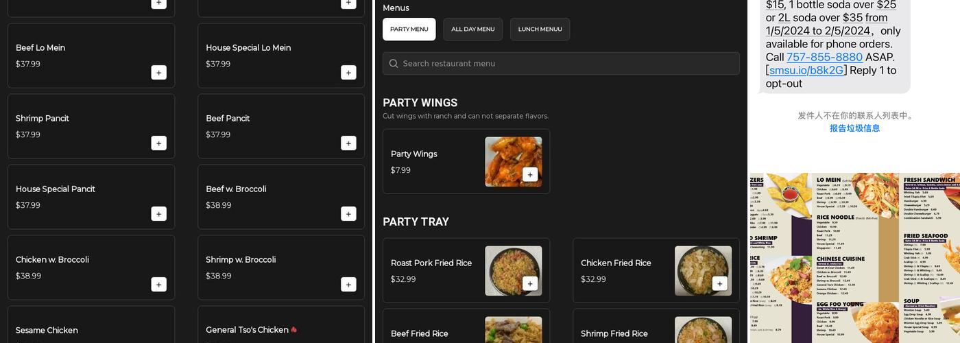 Crazy Wings Menu