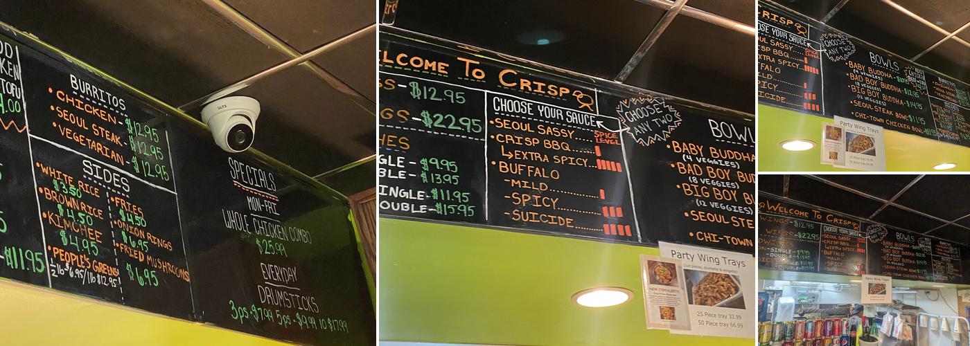 Crisp Menu