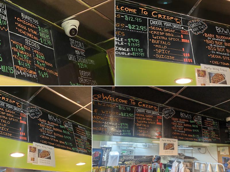 Crisp Menu