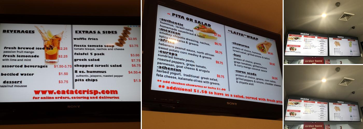 Crisp Menu