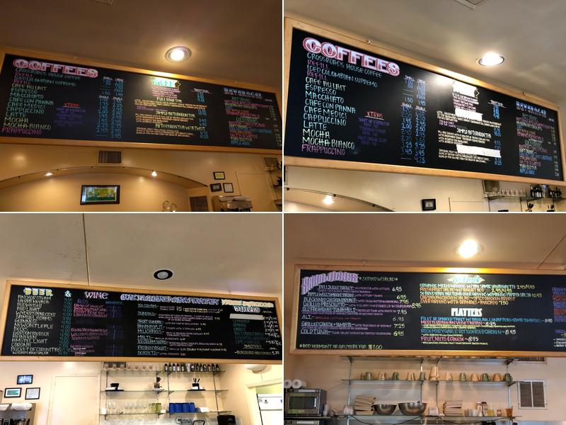 Crossroads Cafe Menu