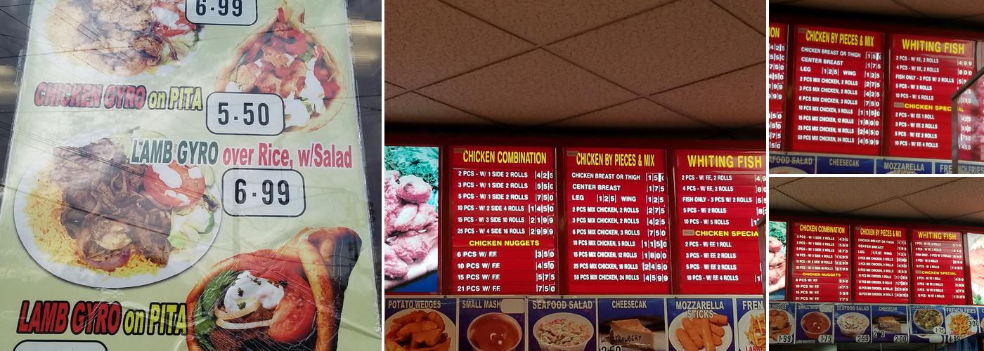 Crown Fried Chicken Menu