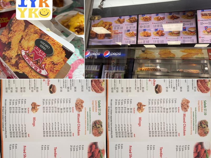 Crown Fried Chicken Menu