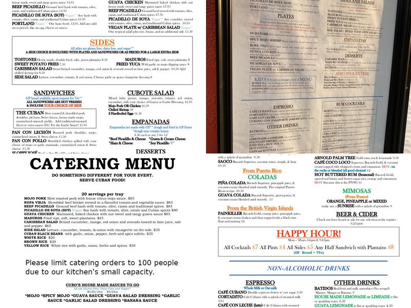 Cubo Menu
