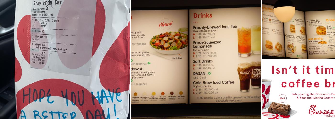 Chick-fil-A Menu