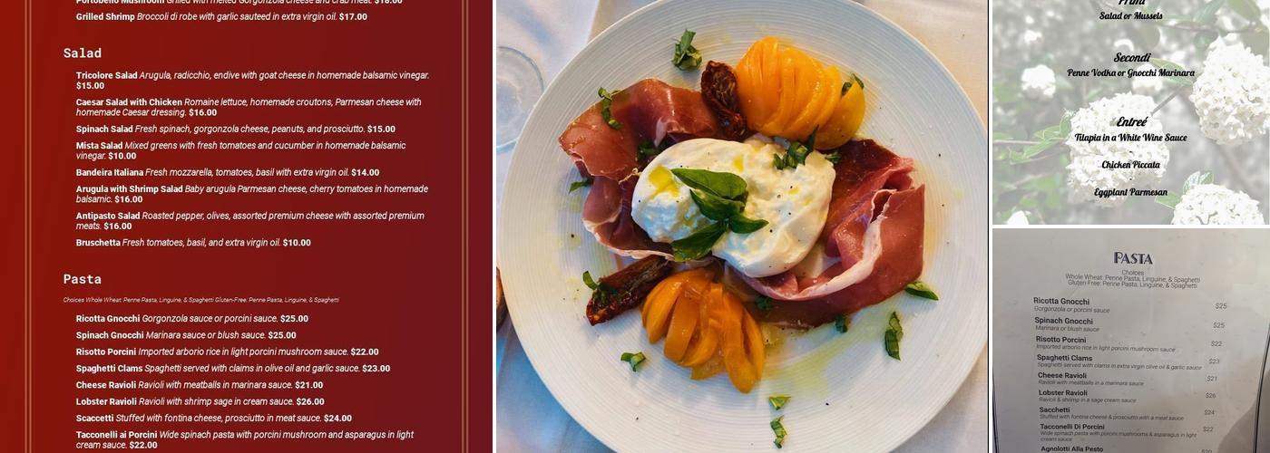 Cucina Maria South Philly Menu