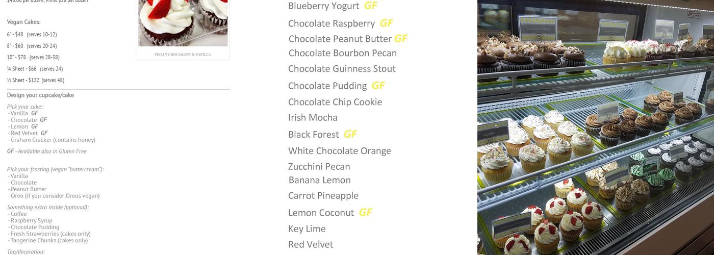 cupCAKES a la Yola Menu