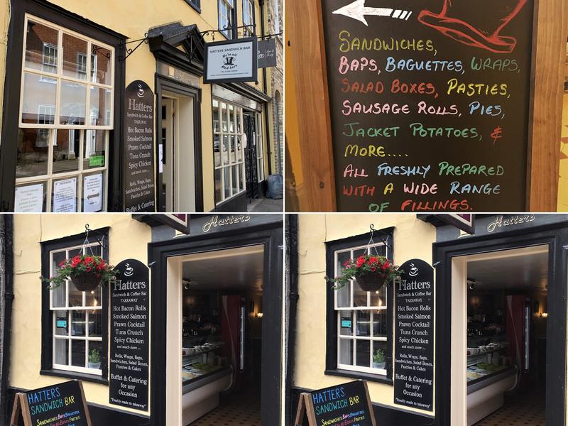 Hatters Sandwich Bar Menu