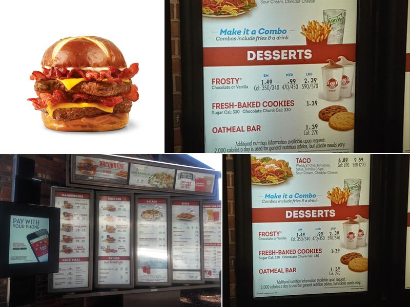 Wendy's Menu