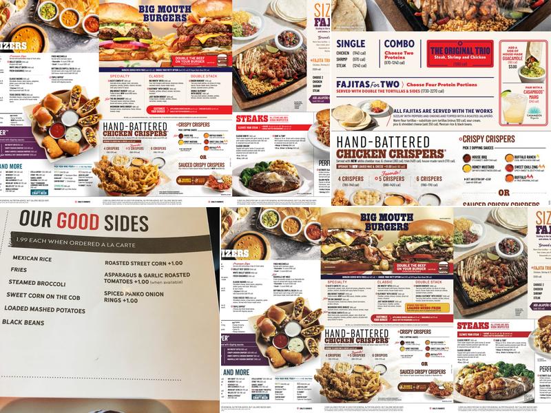 Chili's Grill & Bar Menu